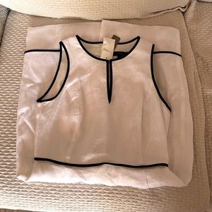 White j.crew dress unused